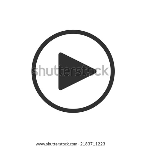 vector ilustration of play buton icon. perfect for design tamplate and web decoration.