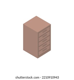 vector image. 3D embossed edge office icons with no background.