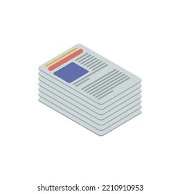 vector image. 3D embossed edge office icons with no background.