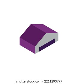 imágenes vectoriales 3d iconos de la industria con fondo blanco.