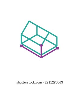 vector image 3d industry icons with white background.