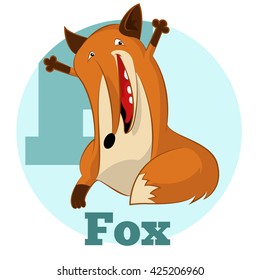 Vector image of the ABC ABC Cartoon Fox2