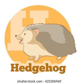 Vector image of the ABC Cartoon Hedgehog2