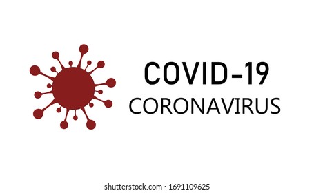 Imagen vectorial sobre el coronovirus. Enfermedad de COVID-19.