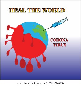 vector image about the end of the corona virus pandemic