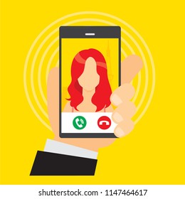 Vector image about various activities using cellphone