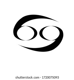 vector image about the zodiac sign of cancer