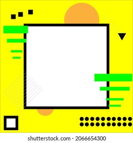 Vector image of an abstract picture yellow