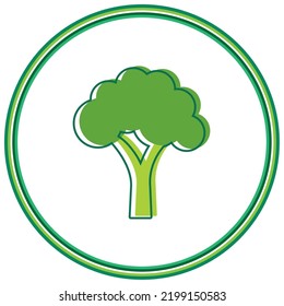 vector image. agriculture icon with white background and green lines.