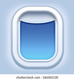 Vector image of the airplane