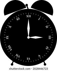 Vector image of alarm clock symbol