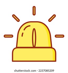 vector image alarm icon white background