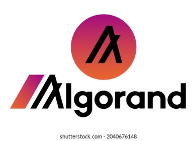 Vector Image Of Algorand. Cryptocurrency, Infographics