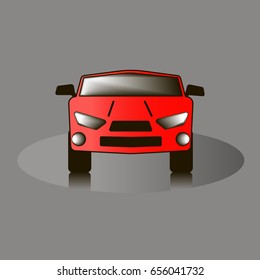 Vector image all roads auto. 