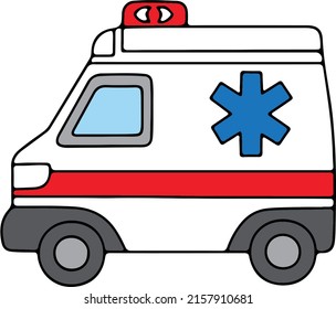 Imagen vectorial de una ambulancia 