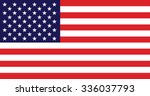 vector image of american flag