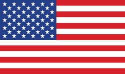 Wektorowy Obraz Amerykańskiej Flagi