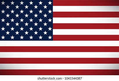 vector image of american flag