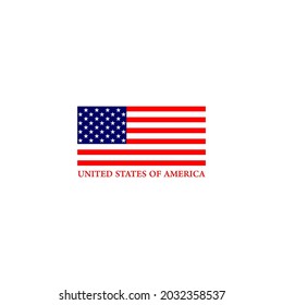 vector image of american flag