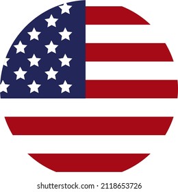 vector image of american flag