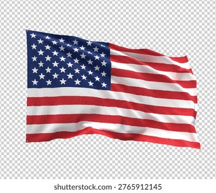vector image of american flag