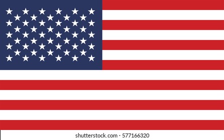 vector image of american flag