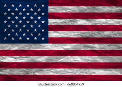 vector image of american flag background art