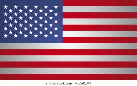 vector  image of american flag. Vector illustration EPS 10