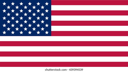 vector image of american flag. Flag USA. US Flag. Martin Luther King Day. Stripes and stars