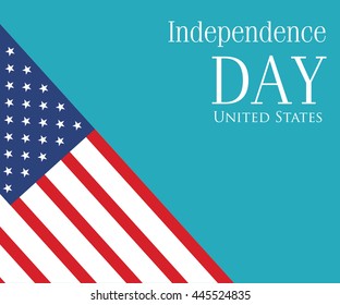 vector image of american flag, USA flag, United States flag, American symbol, Independence day background