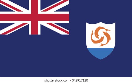 Vector image of Anguilla flag