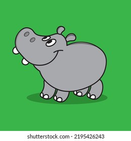 Imagen vectorial de un animal   sobre un fondo blanco
