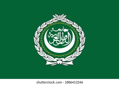Vector image of the Arab League flag