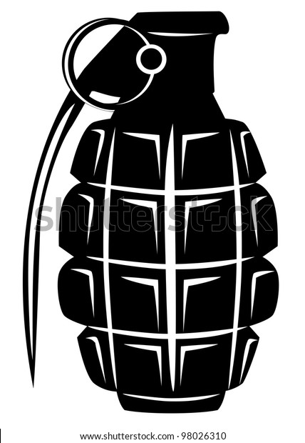 Vector Image Army Manual Grenade Stock Vector (Royalty Free) 98026310 ...