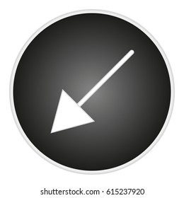 vector image arrow button
