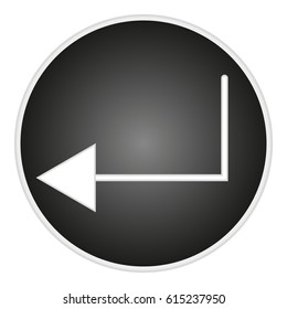 vector image arrow button