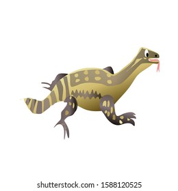 Vector image of an Australian goanna 