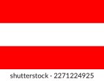 Vector image for Austria flag. 