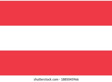Vector image of the Austrian flag
