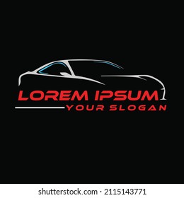 vector image for automotive brand logo or company logo