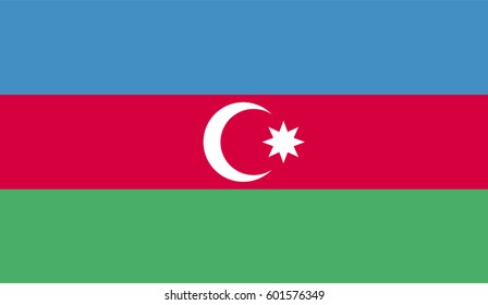 Vector Image Azerbaijan Flag High Resolution Stock Vector (Royalty Free ...