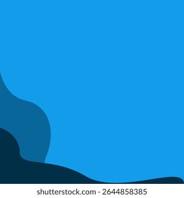 vector image - background in the form of a sea day for presentations and slides