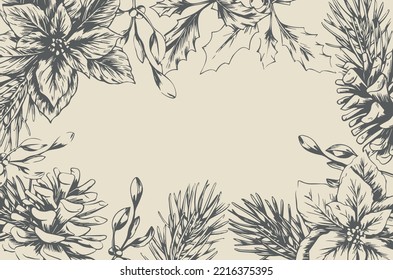 Vector image - background for new year card 1