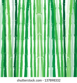 Vector image of an bamboo