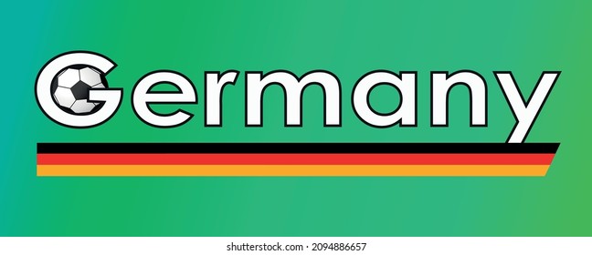 Vector image banner country Germany