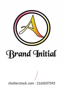 imagen vectorial con el logotipo del símbolo de las iniciales de la marca, que se ve simple, fresco, creativo, artístico y elegante. Es adecuado como símbolo de marca de un producto.