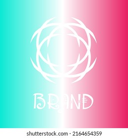 vector image bearing the logo of the flag brand symbol, which looks simple, cool, creative, artsy, and elegant. It is suitable as a brand symbol of a product or a flag symbol.