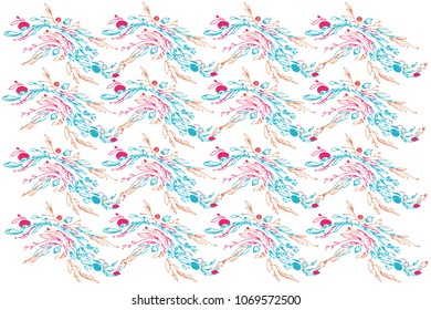 a vector image beautiful abstract floral background