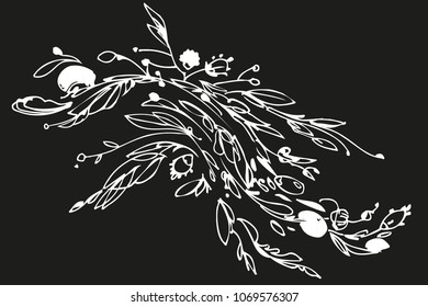 a vector image beautiful abstract floral background