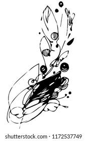 vector image beautiful abstract floral background